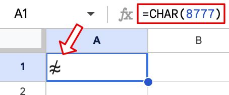 Insert Math Symbols Into Google Sheets - Sheets Help