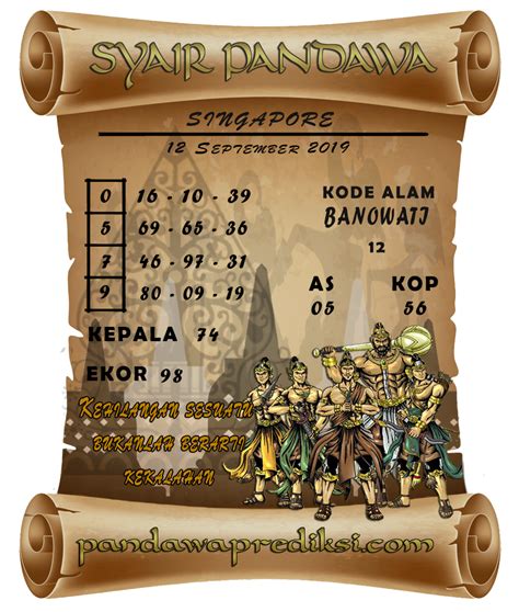 Bocoran Rahasia Syair Togel SGP 30 Agustus 2021
