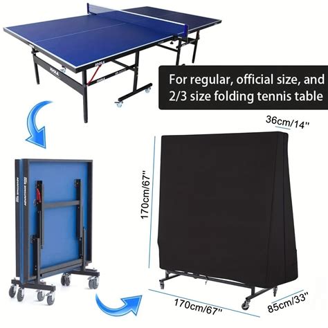 Table tennis table dimensions drawing size guide – Artofit