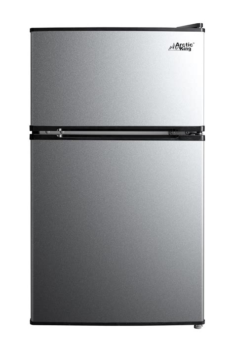Arctic King Compact 3.2 Cu ft Two Door Mini Fridge with Freezer ...