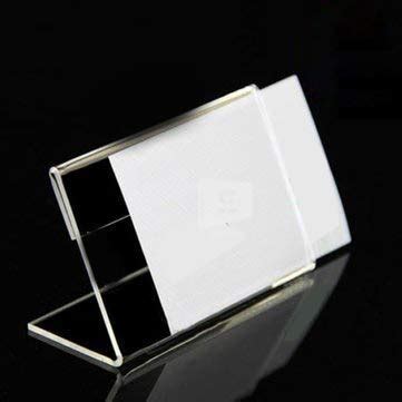 SIGN EVER Acrylic Transperent Sheet Display Sign 6x4 Photo Holder Label ...