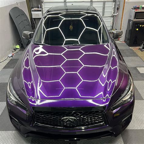 Best Ravoony Gloss Midnight Purple Car Vinyl Wrap - midnight purple ...