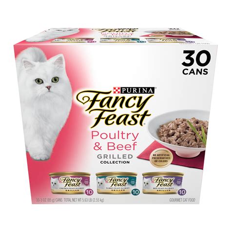 Purina Fancy Feast Gravy Wet Cat Food Variety Pack - Poultry & Beef ...