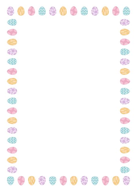 Easter Egg Border Clip Art