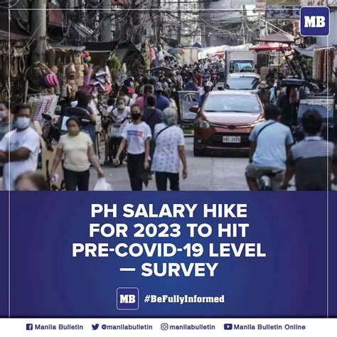 PH salary hike for 2023 to hit pre-COVID-19 level -survey | Philippines