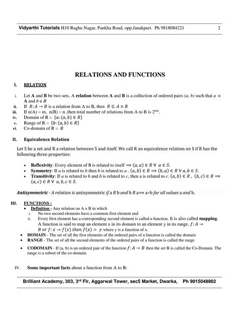 Image result for Maths Class 12th Formulas List State Syallabus PDF