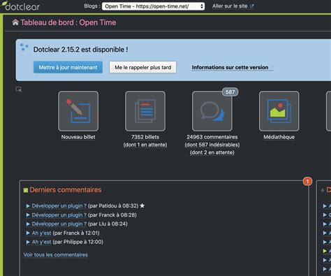 Interface - Open Time