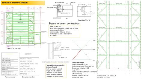 Industrial Staged Structure, Battery of RCCSilo, Chimney | CEPT - Portfolio