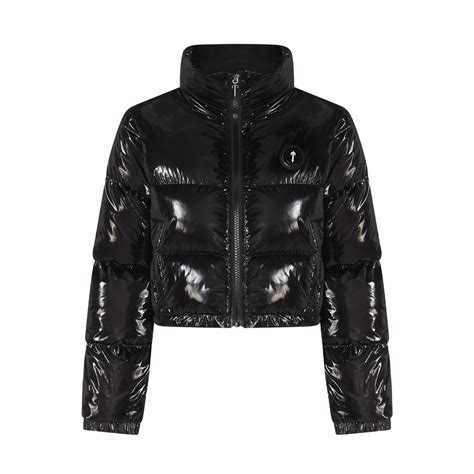Trapstar Women's Irongate Puffer Jacket - Shiny Black – Kick Game