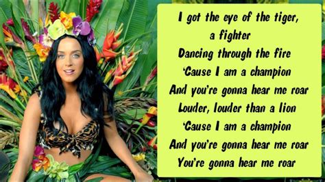Katy Perry - Roar Karaoke / Instrumental with lyrics - YouTube