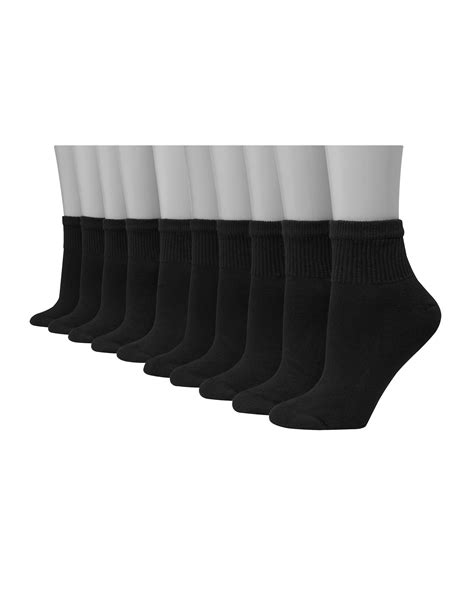 Hanes Men's Big & Tall Cushion Ankle Socks, 12 + 1 Bonus Pack - Walmart.com