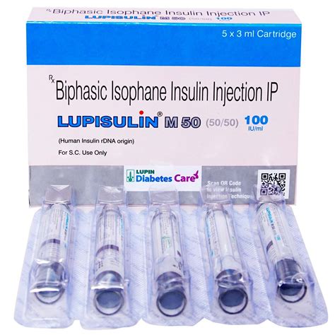 Lupisulin M 50 100Iu/ ml Cartridge 3 ml Price, Uses, Side Effects ...