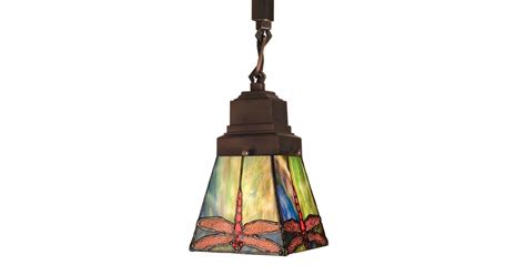 Meyda Tiffany 49101 Prairie 35" Tall Mini Pendant with Stained Glass ...