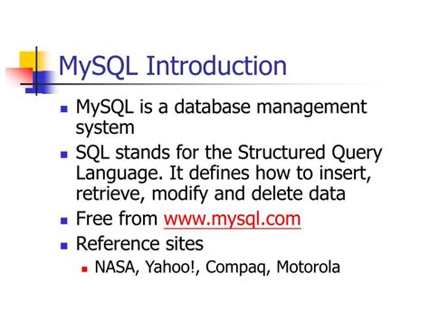 Image result for MySQL PPT Animation