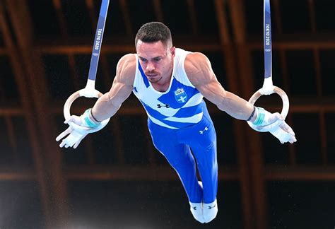 Man On Gymnastics Rings