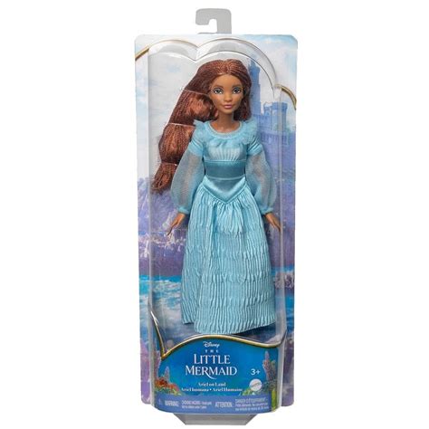 Disney Mattel The Little Mermaid Ariel Fashion Doll On Land in Signatu ...