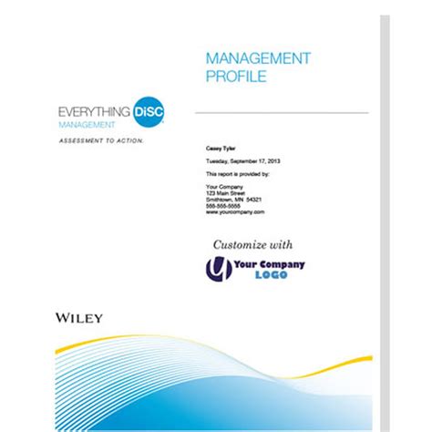 Image result for Management Profile Example