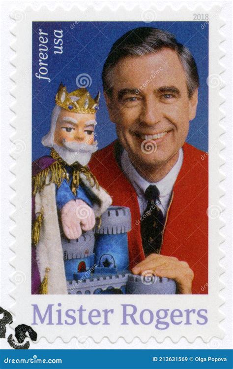 USA - 2018: Shows Portrait of Fred McFeely Mister Rogers 1928-2003 ...