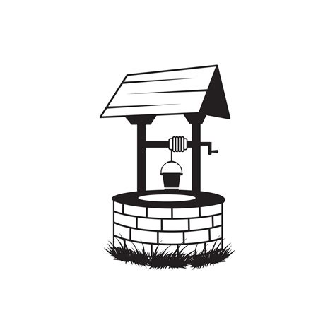 Well Collection Set, Eye-Catching well Water Illustration Isolated And Outline , Water Well With ...