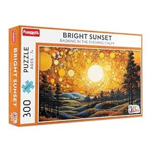 Buy Funskool-Bright Sunset,Jigsaw, Educational,300 Pieces,Puzzle,for 7 ...