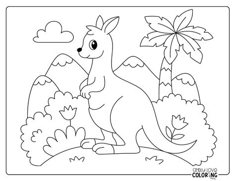 19 Kangaroo Coloring Pages (Free PDF Printables) - Simply Love Coloring