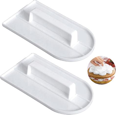 Leogony 2PCS Cake Smoothers for Fondant, Icing Smoother Tool Polisher ...