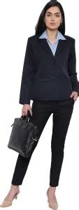 RAWWARRY Solid Single Breasted Formal Women Blazer - Buy RAWWARRY Solid ...