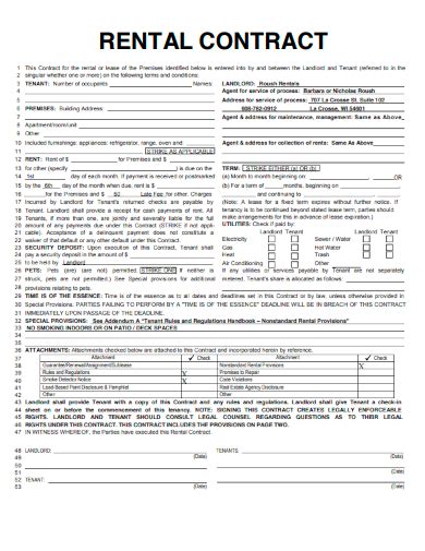 Rent Contract Example 的图像结果