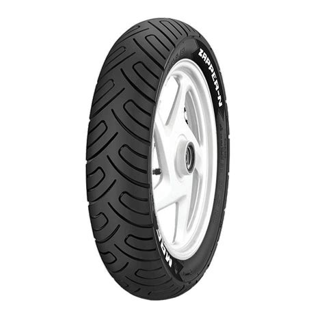 MRF 100/80 R12 ZAPPER N TUBELESS TYRE | ALL WHEEL – Wheel Story