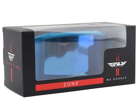 Fly Racing Zone Goggle (Blue) (Sky Blue Mirror Lens) – LRL Motors