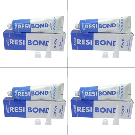 ResiBond - RTV Clear Silicon Sealant Clear HM - 85ml pack of 4 : Amazon ...