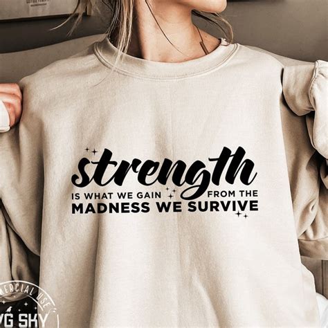 Buy Strength is What We Gain Svg Online In India - Etsy India