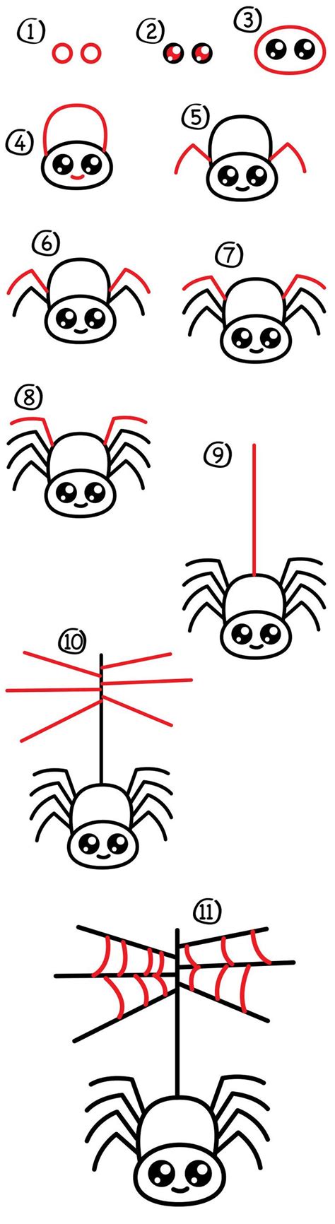 Spider Drawing Easy at PaintingValley.com | Explore collection of ...