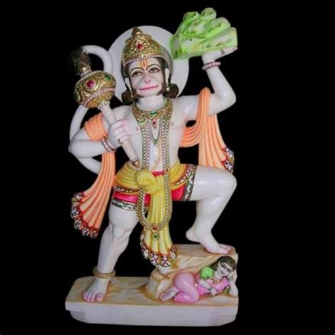 Marble Hanuman Statues - Sitting Hanuman Statue Manufacturer from Jaipur