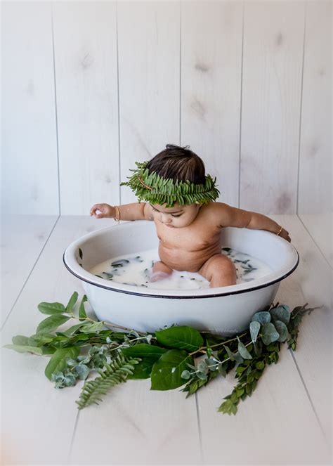 Woodland Baby Milk Bath Photography - Dallas TX - Dani Adams Barry ...