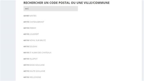 Image result for Recherche Code Postal