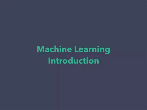 Image result for Machine Learning Introduction PPT