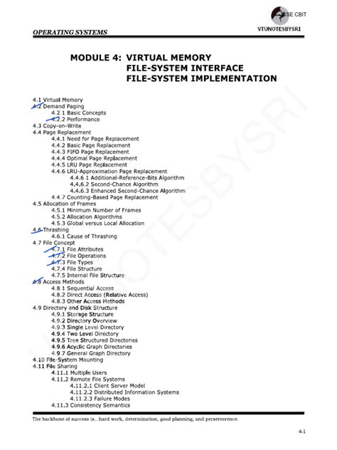 Image result for OS Module 4 Ktu Notes
