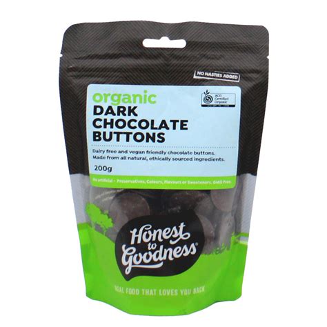 Organic Dark Chocolate Buttons 1KG