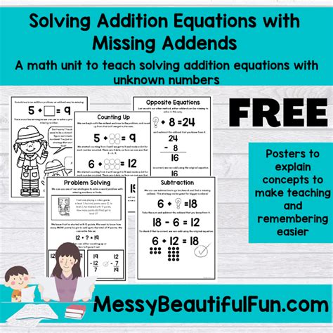 Image result for Math Pages Missing Addends