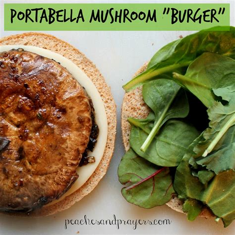 Portabella Mushroom "Burger" - Happily the Hicks