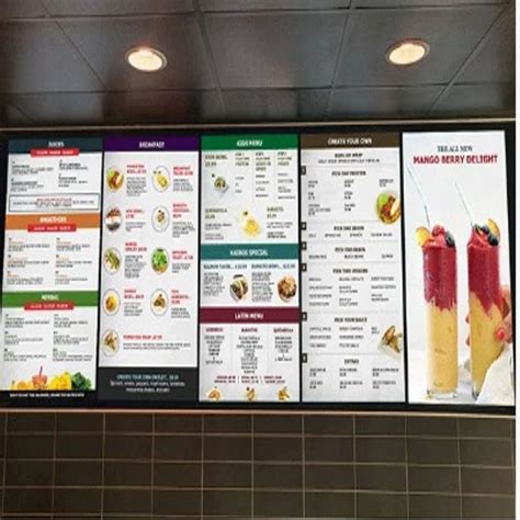 Restaurant Menu Sign 的图像结果