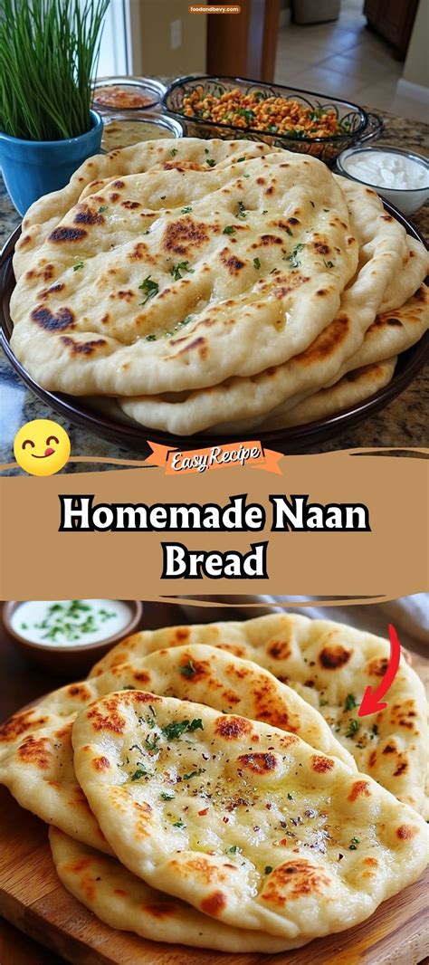 Homemade Naan Bread | Homemade naan bread, Recipes with naan bread ...