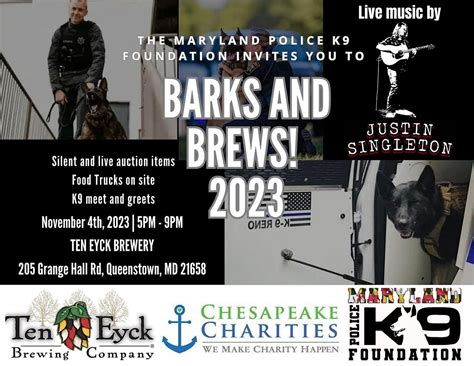 BARKS AND BREWS!, Ten Eyck Brewing Company, Queenstown, 4 November 2023 ...