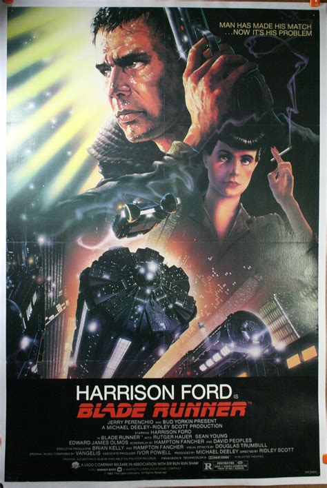 BLADE RUNNER, Original Vintage Film Poster - Original Vintage Movie Posters