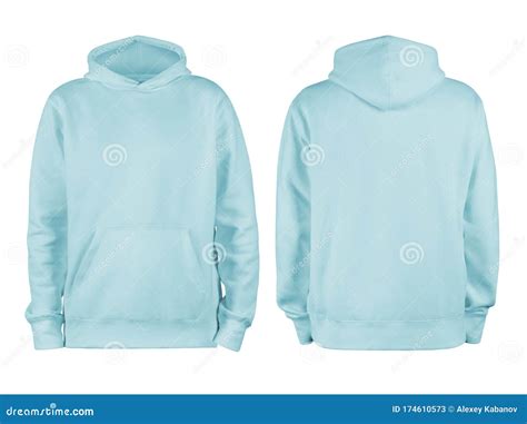 Blue Hoodie Template