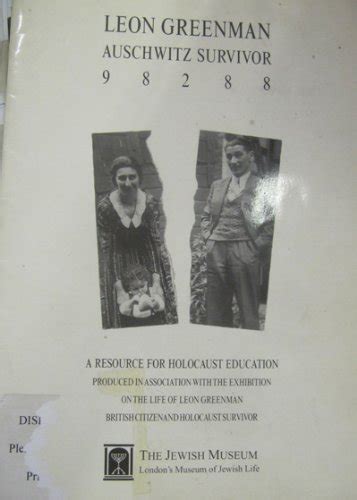 Buy Leon Greenman Auschwitz Survivor 98288: A Resource for Holocaust ...