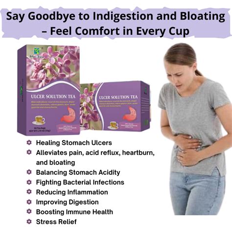 Ulcer Solutions Tea - Eases Acid Reflux, Reduces Bloating, Soothes ...