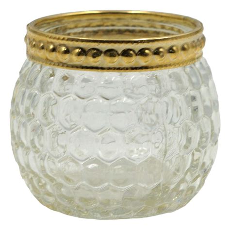 Clear Glass Votive Candle Holder, 2"