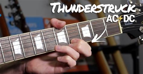 Image result for Thunderstruck Intro Tutorial